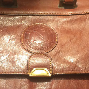 Nikolai by Piquadro Vintage Leather hand made bag